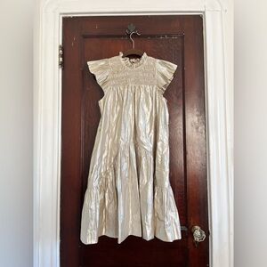 NWT Sea New York Gold Flutter Dress
